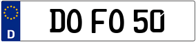 Truck License Plate